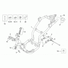 Mojito Custom 50 2T (Aprilia Engine) Рама