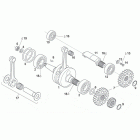 RS 125 Tuono Коленчатый вал - балансирный вал