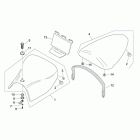 RS 50 Tuono Седло