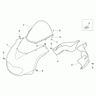 RS 125 Tuono Передний корпус - облицовка 1