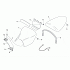 RS 125 Tuono Седло