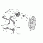 Atlantic 500 Water pump (external thermostat)