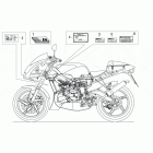 RS 125 Tuono Plate set and handbook