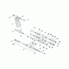 RS 125 Tuono Задний амортизатор