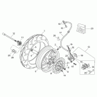 Leonardo 125-150 ST Переднее колесо