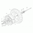 SR 50 H2O (Ditech+Carb.) Переднее колесо