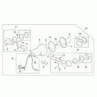 Scarabeo 125-150-200 (Rotax Engine) Фонарь задний