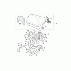 Scarabeo 125-200 E2 (Piaggio Engine) Верхний кофр