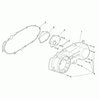 Leonardo 250-300 (Minarelli Engine) Крышка сцепления