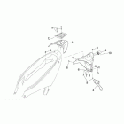 Leonardo 125-150 ST Rear body  - plate holder