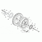 RS 50 Tuono Заднее колесо