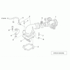 SR 50 H2O (Ditech+Carb.) Throttle body (ditech)