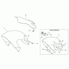 SR 50 H2O (Ditech+Carb.) Передний корпус - облицовка 4