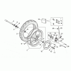 RS 50 Tuono Переднее колесо