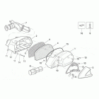 Leonardo 250-300 (Minarelli Engine) Воздушный фильтр