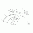 Scarabeo 125-150-200 (Rotax Engine) Задняя часть кузова 2