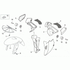 RS 125 Tuono Передний корпус - облицовка 2