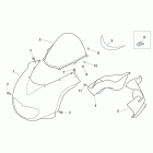 RS 50 Tuono Передний корпус - облицовка 1