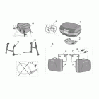 Pegaso 650 IE Acc.-top / cases,side cases var