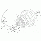 Mojito Custom 50 2T (Aprilia Engine) Заднее колесо