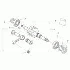 SR 50 H2O (Ditech+Carb.) Ведущий вал