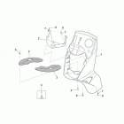 Leonardo 250-300 (Minarelli Engine) Front body - front fairing 2