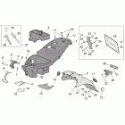 Scarabeo 50 Ditech Задняя часть кузова 2