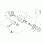 Mojito Custom 50 2T (Aprilia Engine) Коленчатый вал и шатун
