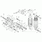 Pegaso 650 IE Задний амортизатор