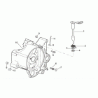 RS 50 Tuono Картер левая половина