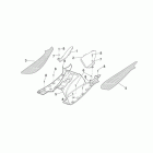 Leonardo 250-300 (Minarelli Engine) Central body - panel