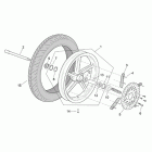Scarabeo 125-150-200 (Rotax Engine) Переднее колесо
