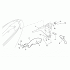 Leonardo 250-300 (Minarelli Engine) Rear body  - plate holder