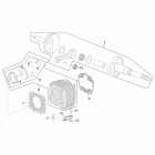 Scarabeo 50 Ditech Цилиндр и поршни