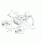 RS 50 Tuono Фара