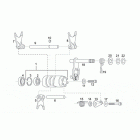 RS 125 Tuono Рычаги переключения передач