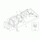 SR 50 H2O (Ditech E2) Блок цилиндров и поршни