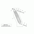 Scarabeo 125-150-200 (Rotax Engine) Задний амортизатор