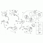 SR 50 H2O (Ditech+Carb.) Задний фонарь