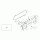 SR 50 H2O (Ditech E2) Transmission cover (ditech)