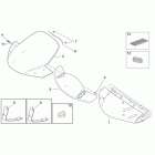 Leonardo 125-150 ST Front body - front fairing 1