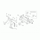 SR 50 H2O (Ditech+Carb.) Центральная стояночная подножка