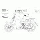 Scarabeo 50 Ditech Decal op.handbooks and plate set