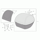 Scarabeo 50 Ditech Верхний кофр