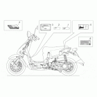 Mojito Custom 50 2T (Aprilia Engine) Plate set and handbook
