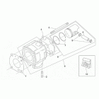 SR 50 H2O (Ditech+Carb.) Блок цилиндров и поршни