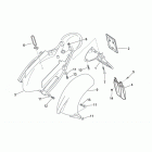 RS 125 Tuono Задняя часть кузова 2