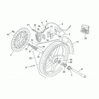 RS 125 Tuono Переднее колесо