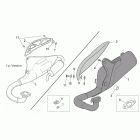 Scarabeo 50 Ditech Глушитель