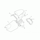 SR 50 H2O (Ditech+Carb.) Saddle - handle